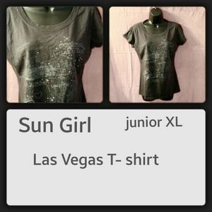 Embellished Las Vegas t-shirt